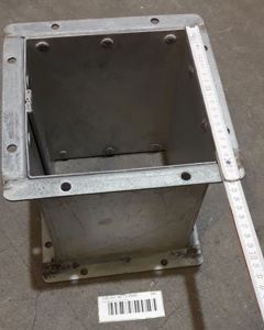 Bucket elevator pipe E130 0.25m galv.M&M